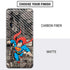 DC Comics Superman Vintage Action pose pattern Galaxy S20 Ultra 5G Skin